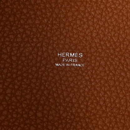Hermes Taurillon Clemence Picotin Lock 18 PM Gold 6 of 11