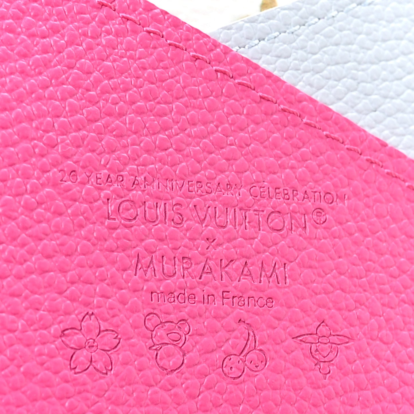 LV X TM Monogram Multicolor Criss-Cross Card Holder Kawaii Pink