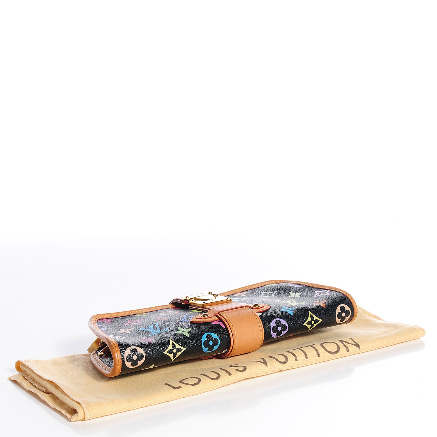 Louis Vuitton Monogram Multicolor Shirley Black 4 of 7