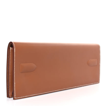 Hermes Swift Shadow Clutch 29 Gold 2 of 9