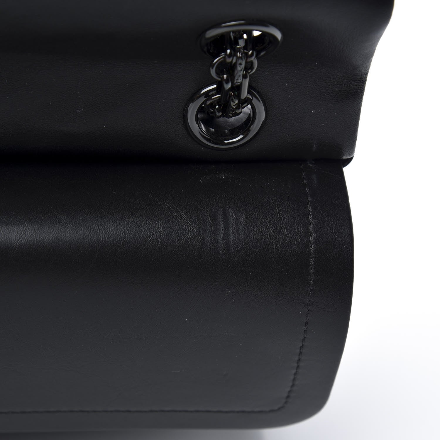Chanel Aged Calfskin Chevron Quilted 2.55 Reissue 226 So Black 11 of 14