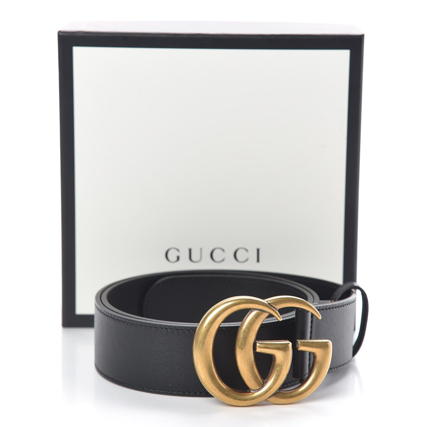 Calfskin Double G 40mm Belt 90 36 Black