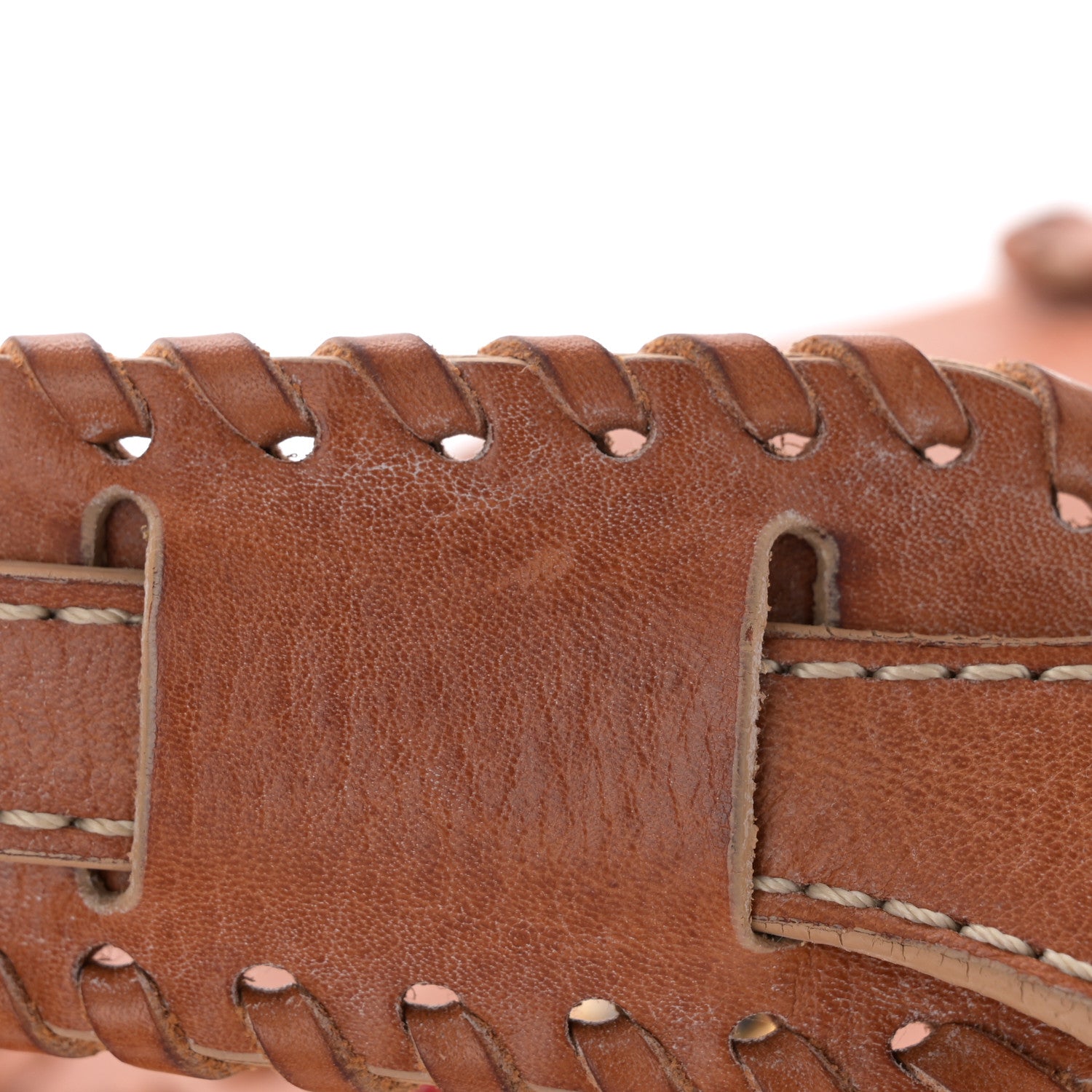 Valentino Garavani Calfskin Stitched Beaded Crystal Logo Catch Shoulder Bag Brown 9 of 16