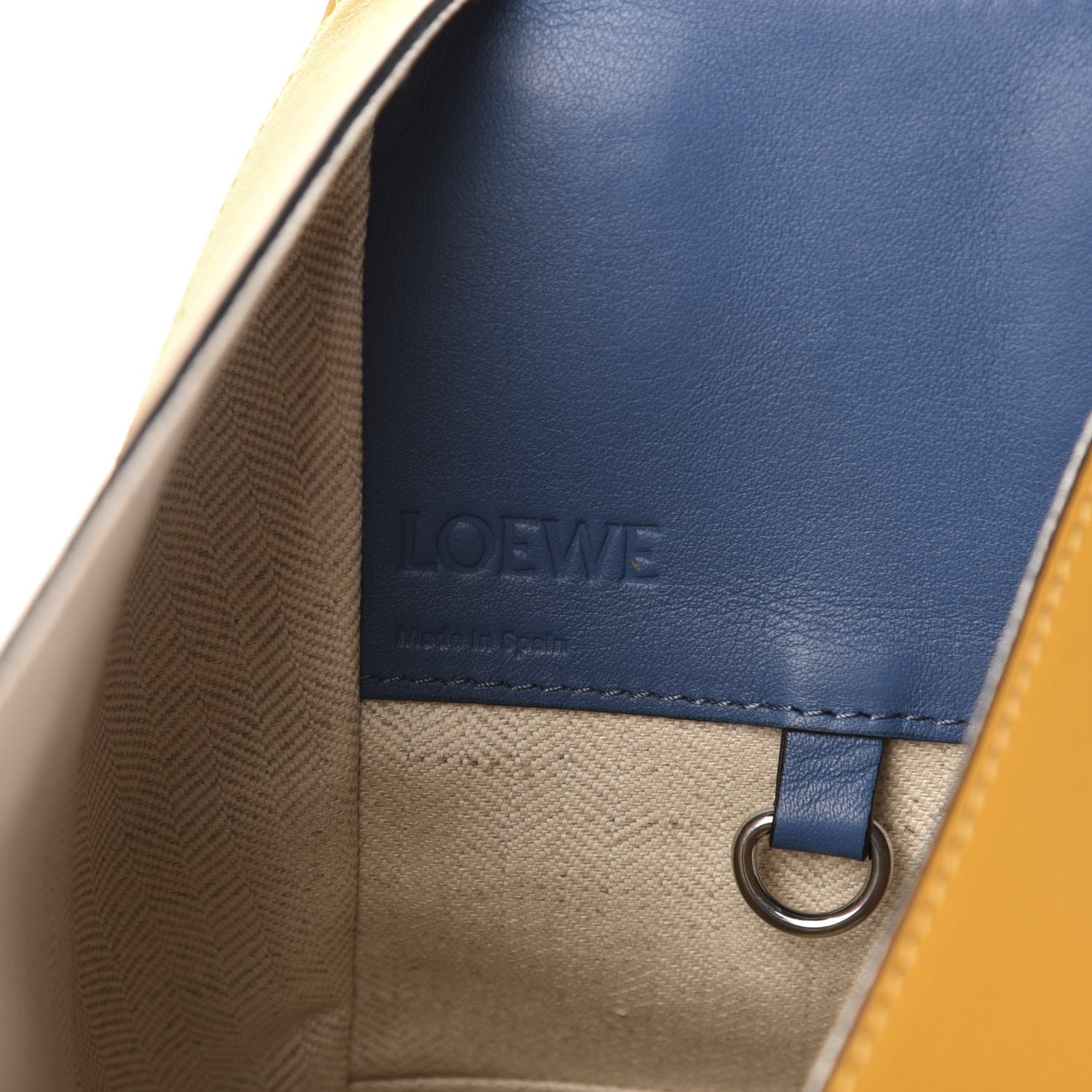 Loewe Calfskin Small Hammock Shoulder Bag Yellow 6 of 12