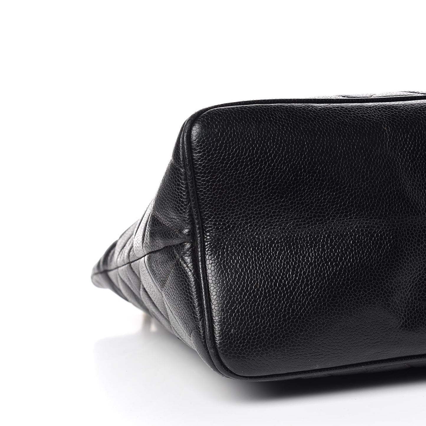 Caviar Quilted Medallion Tote Black