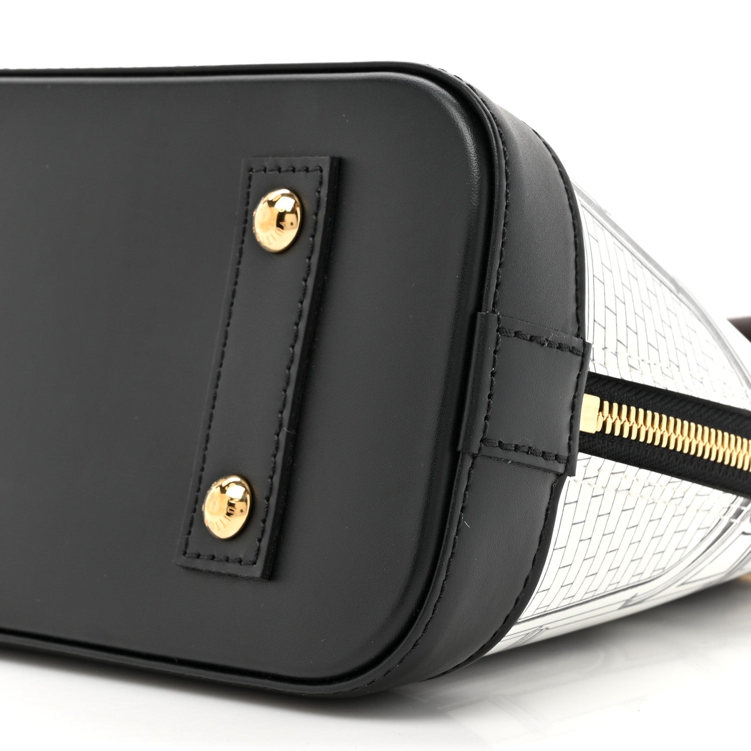 Louis Vuitton X FORNASETTI Calfskin Architettura Alma BB Black White 8 of 10
