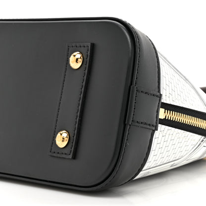 Louis Vuitton X FORNASETTI Calfskin Architettura Alma BB Black White 8 of 10