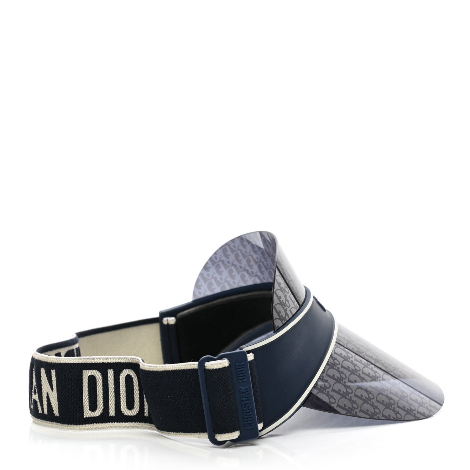 Christian Dior Oblique DiorClub V1U Sun Visor Blue 5 of 9