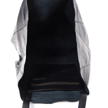 Celine Lambskin Horizontal Cabas Black 5 of 10