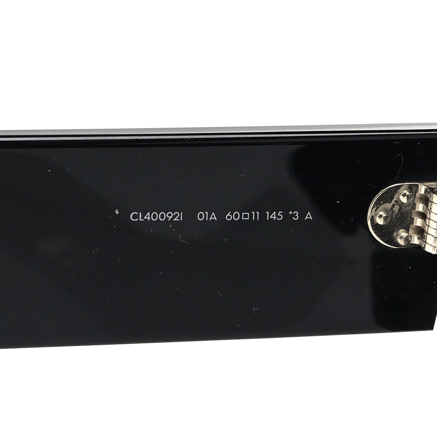 Celine Acetate Chunky Rectangle Sunglasses CL 40092I Black 6 of 7