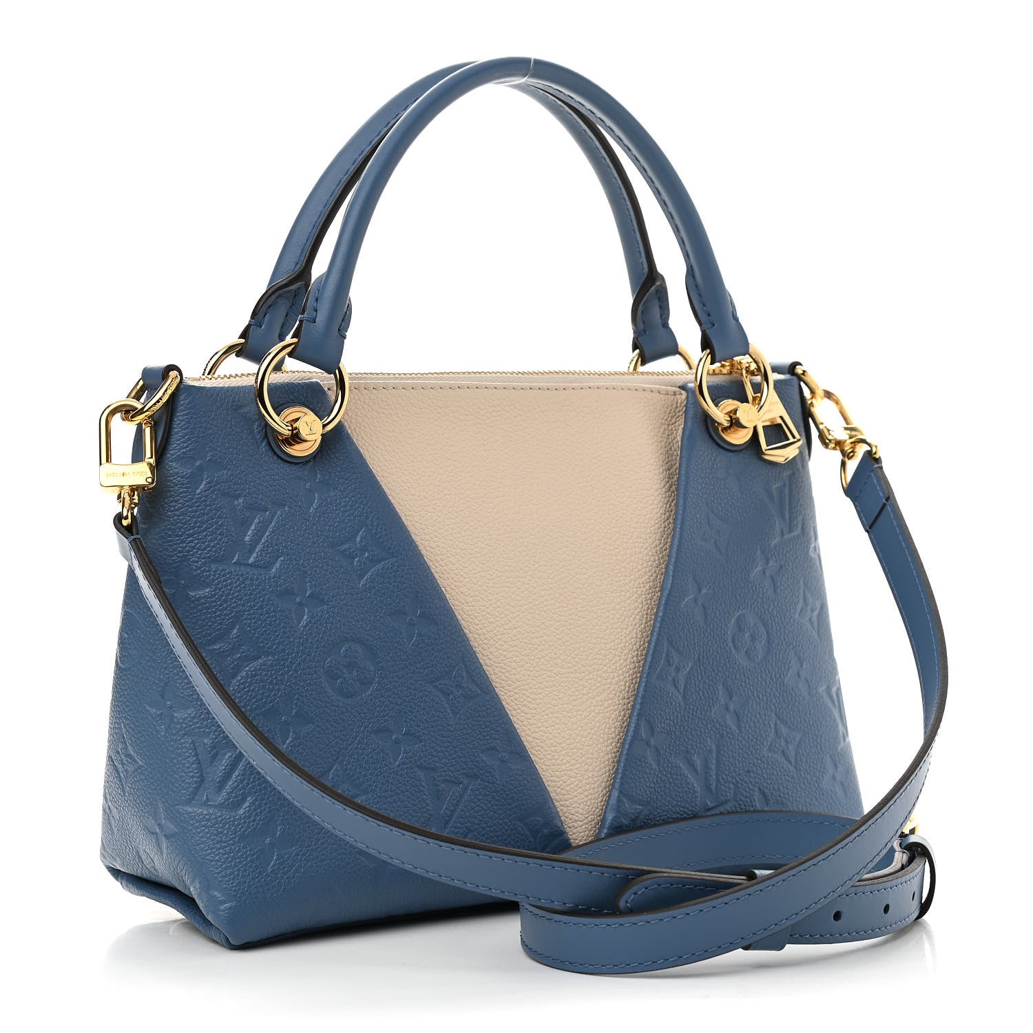 Louis Vuitton Empreinte V Tote BB Denim Creme 2 of 10