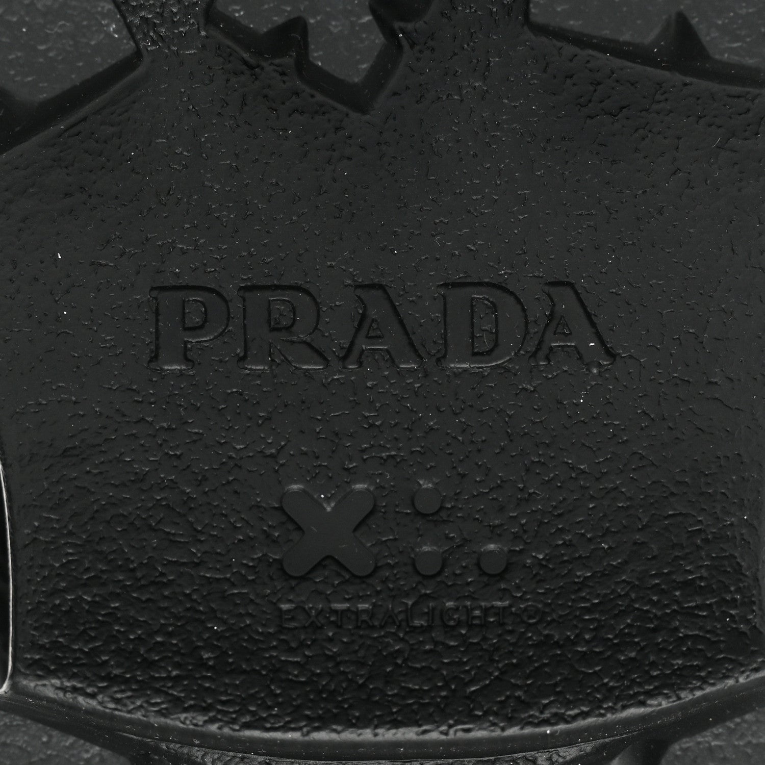 Prada Spazzolato Rois Nylon Metal Triangle Logo Monolith Pouch Pocket 55mm Boots 36 Black 7 of 9