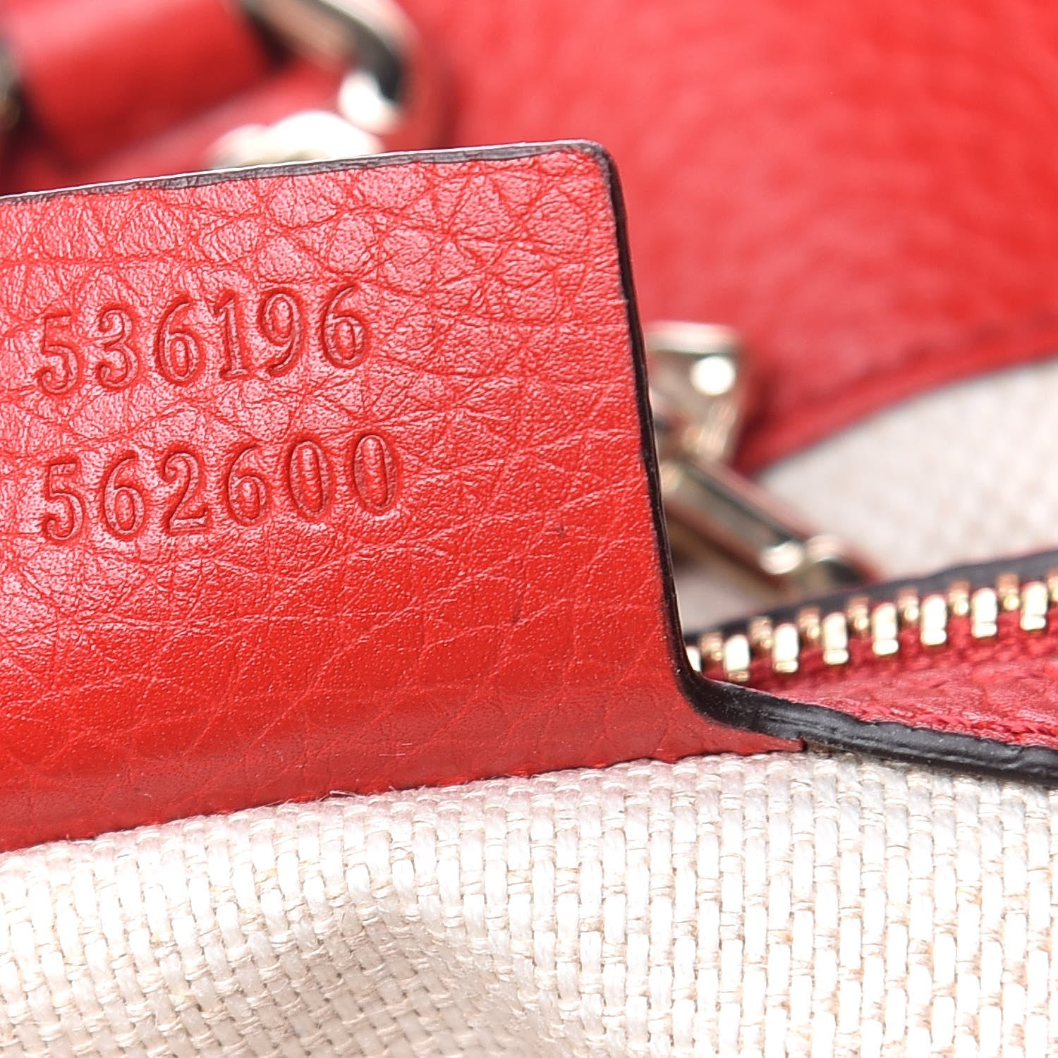 Gucci Cellarius Calfskin Medium Soho Chain Shoulder Bag Vibrant Red 7 of 10