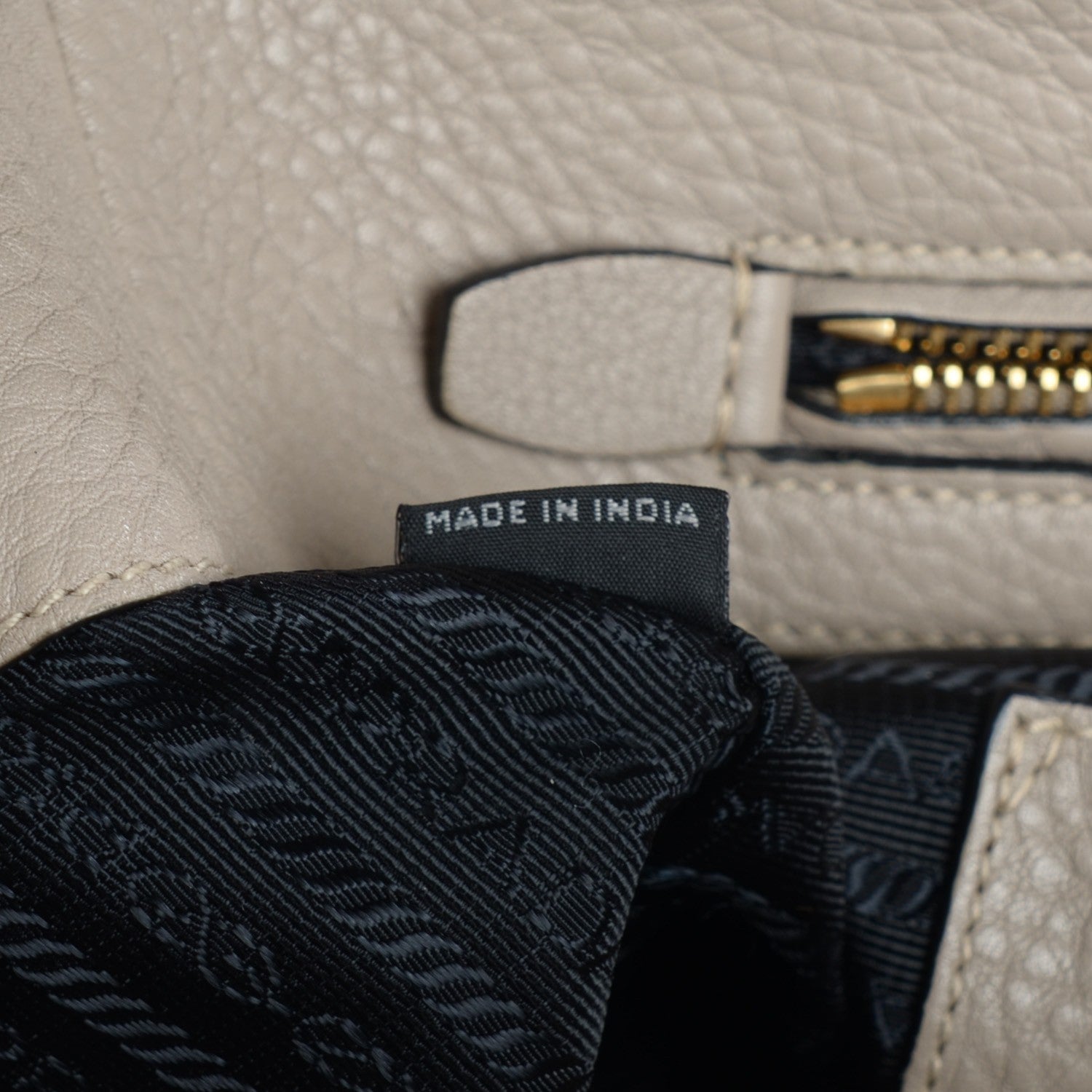 Prada Vitello Daino Shopping Tote Pomice 9 of 10