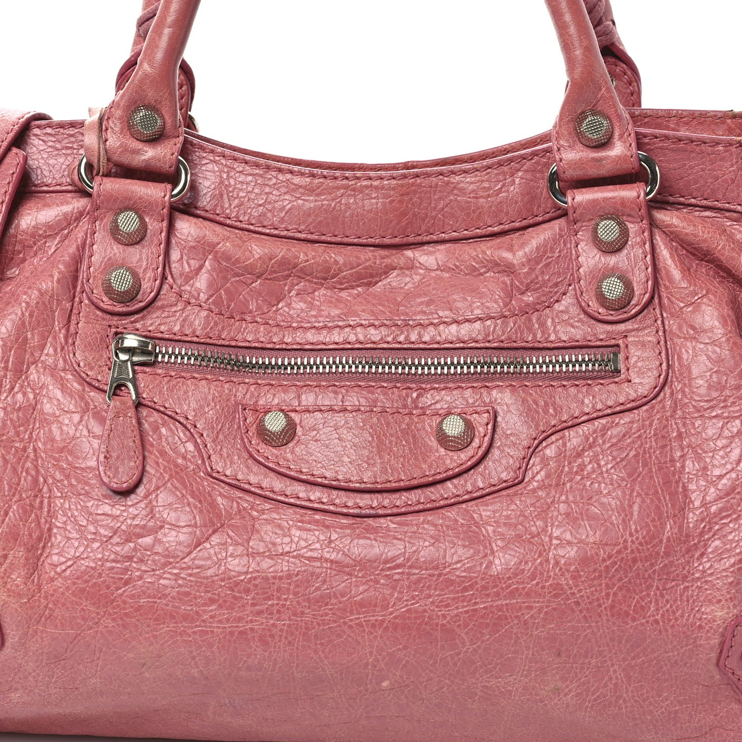 Agneau Giant 12 Silver Hardware City Rose Bruyere