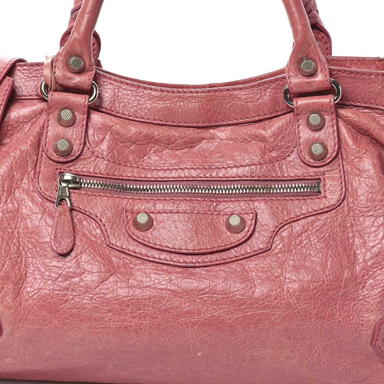 Balenciaga Agneau Giant 12 Silver Hardware City Rose Bruyere 11 of 14
