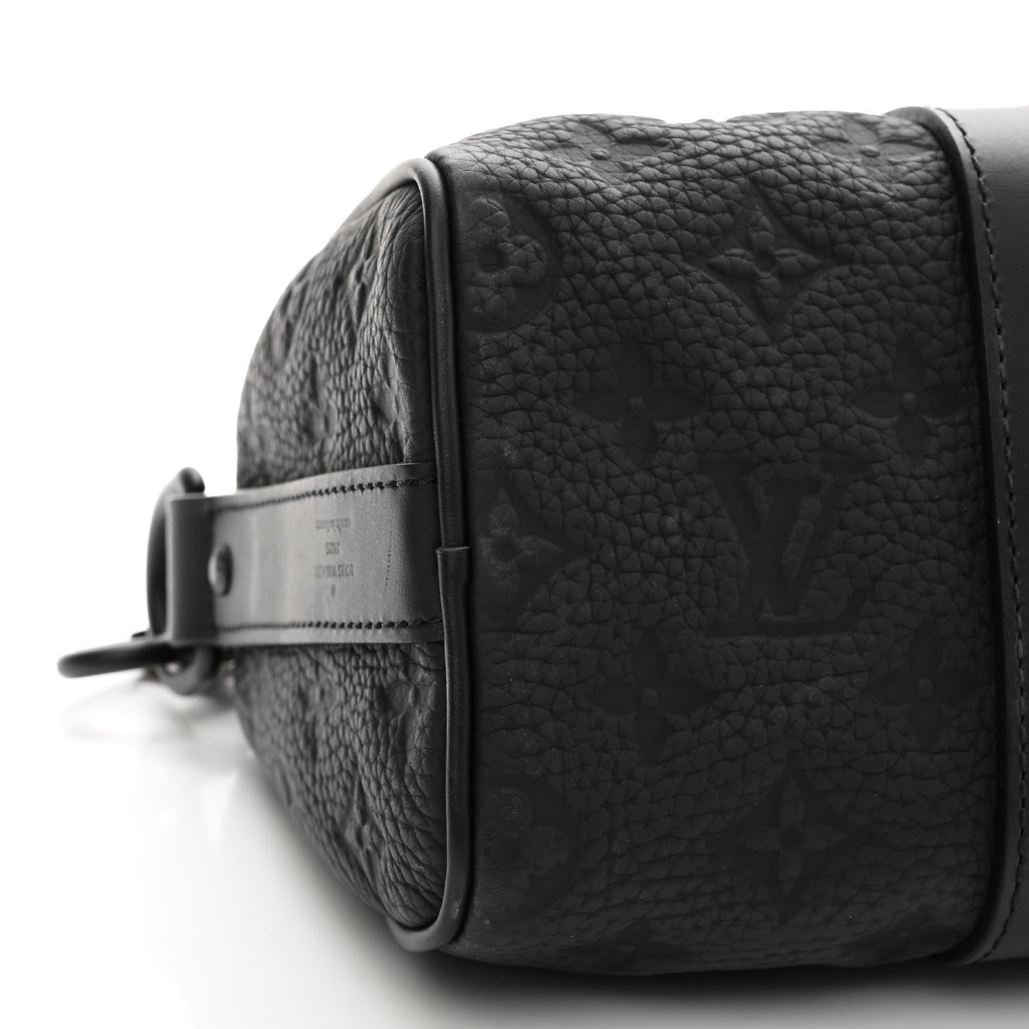 Louis Vuitton Monogram Taurillon Keepall Bandouliere 25 Black 7 of 11