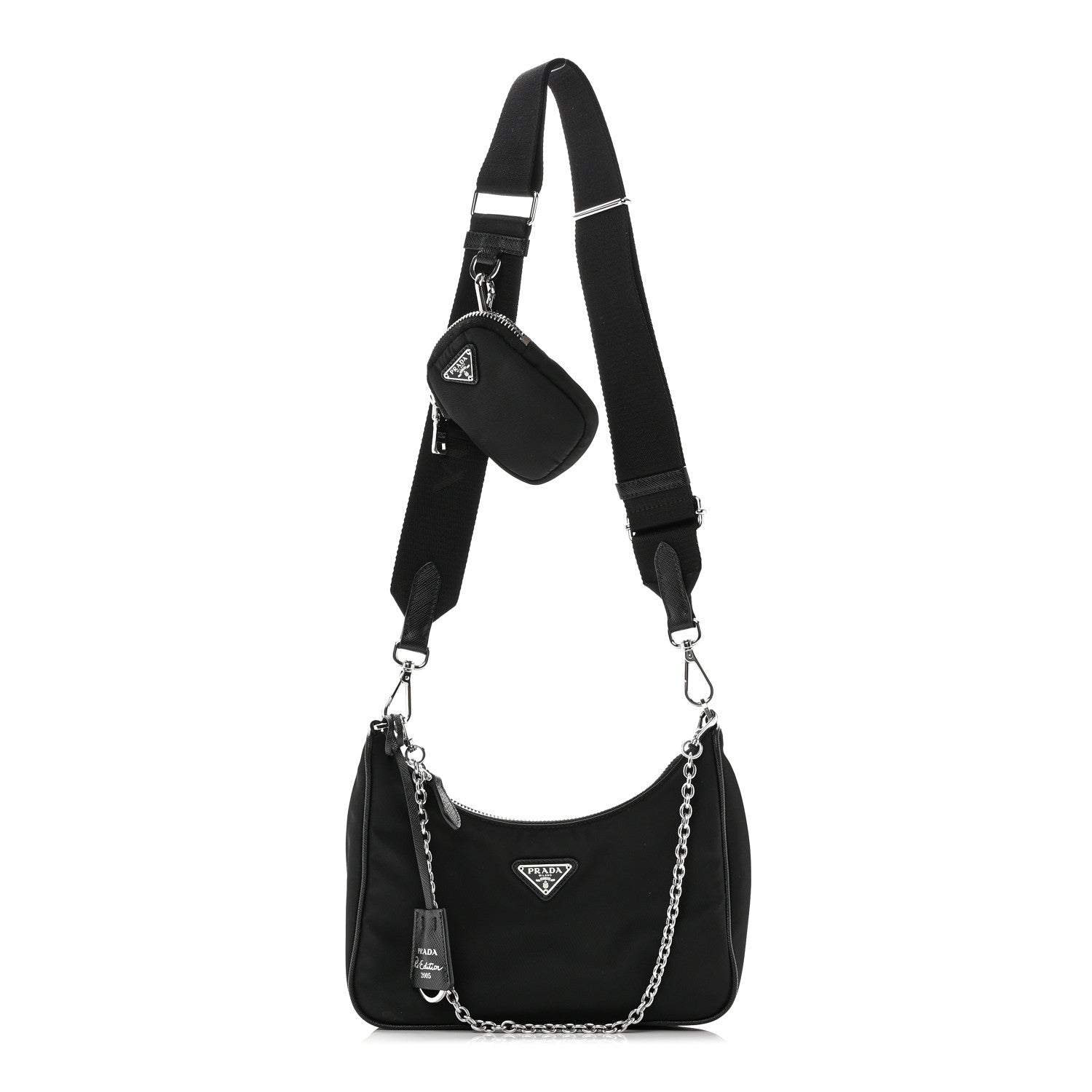 Prada Nylon Re-Edition 2005 Shoulder Bag Black 1 of 10