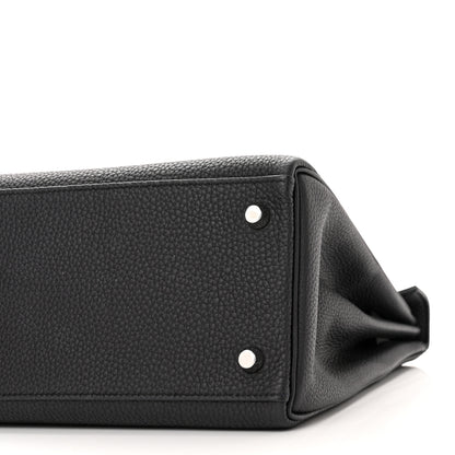 Hermes Togo Au Galop Kelly Retourne 28 Bleu Indigo Black Cuivre 10 of 12