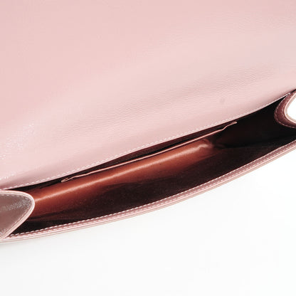 Saint Laurent Textured Patent Large Belle De Jour Clutch Dragee 5 of 7