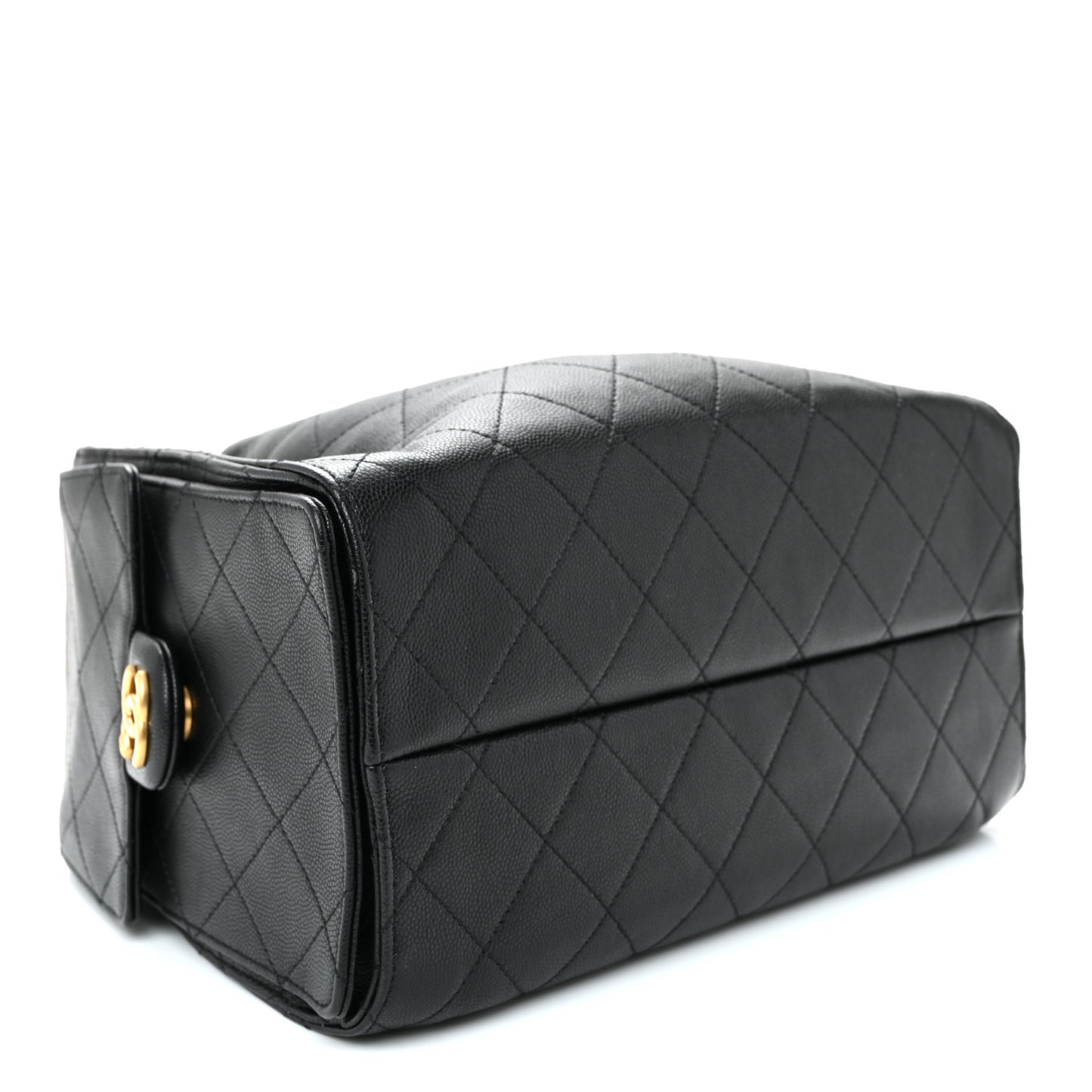 Caviar Quilted Small Chanel 25 Handbag Black