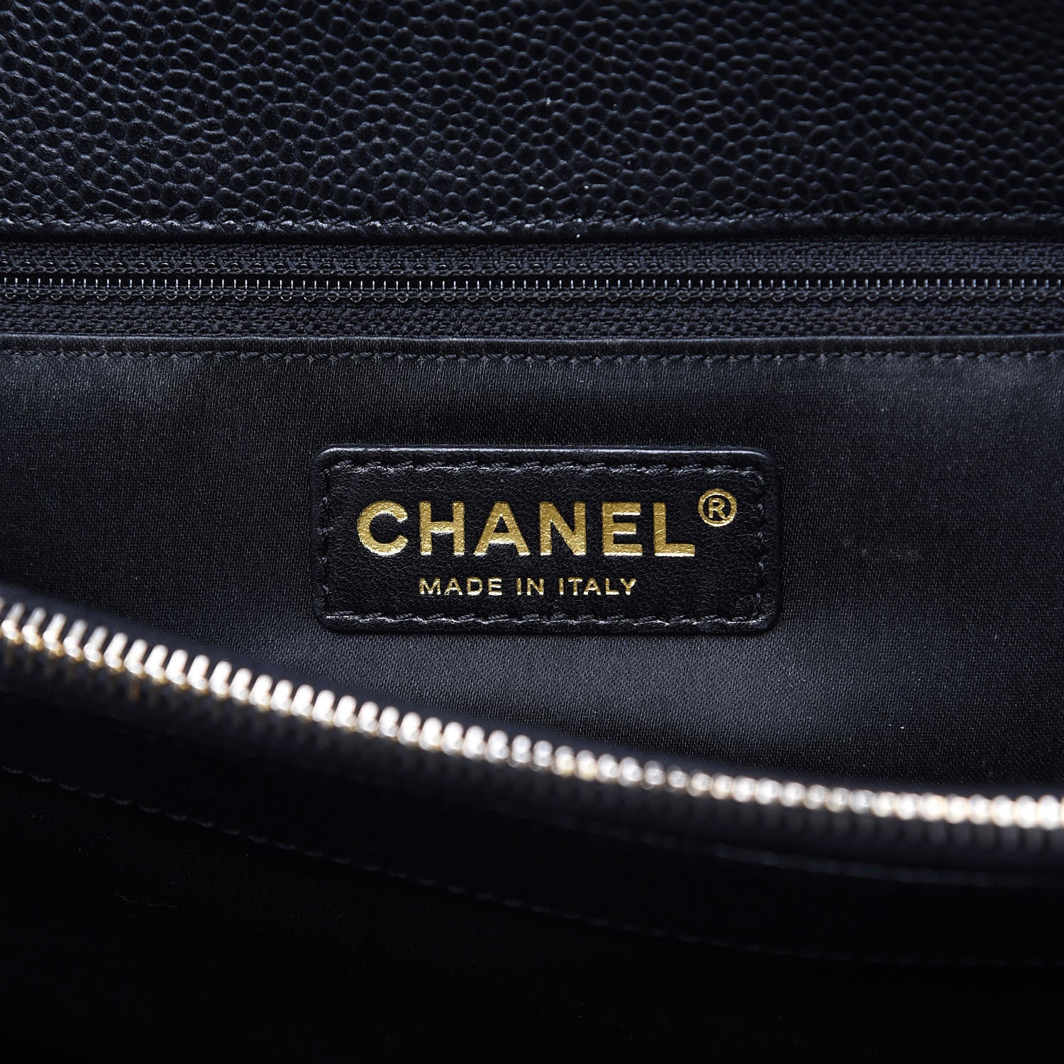 Chanel Caviar Quilted Grand Shopping Tote GST Black 6 of 10