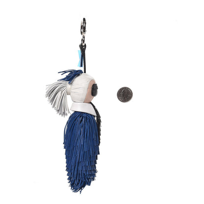 Fendi Nappa Mini Karlito Bag Charm Zaffiro 2 of 4