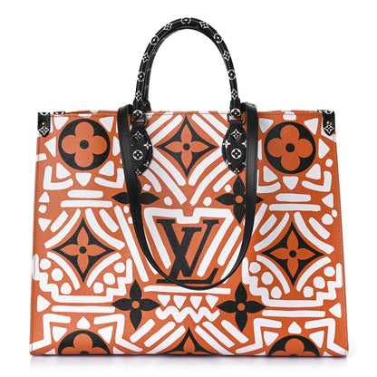 Louis Vuitton Monogram Giant Crafty Onthego GM Crème Caramel 1 of 7