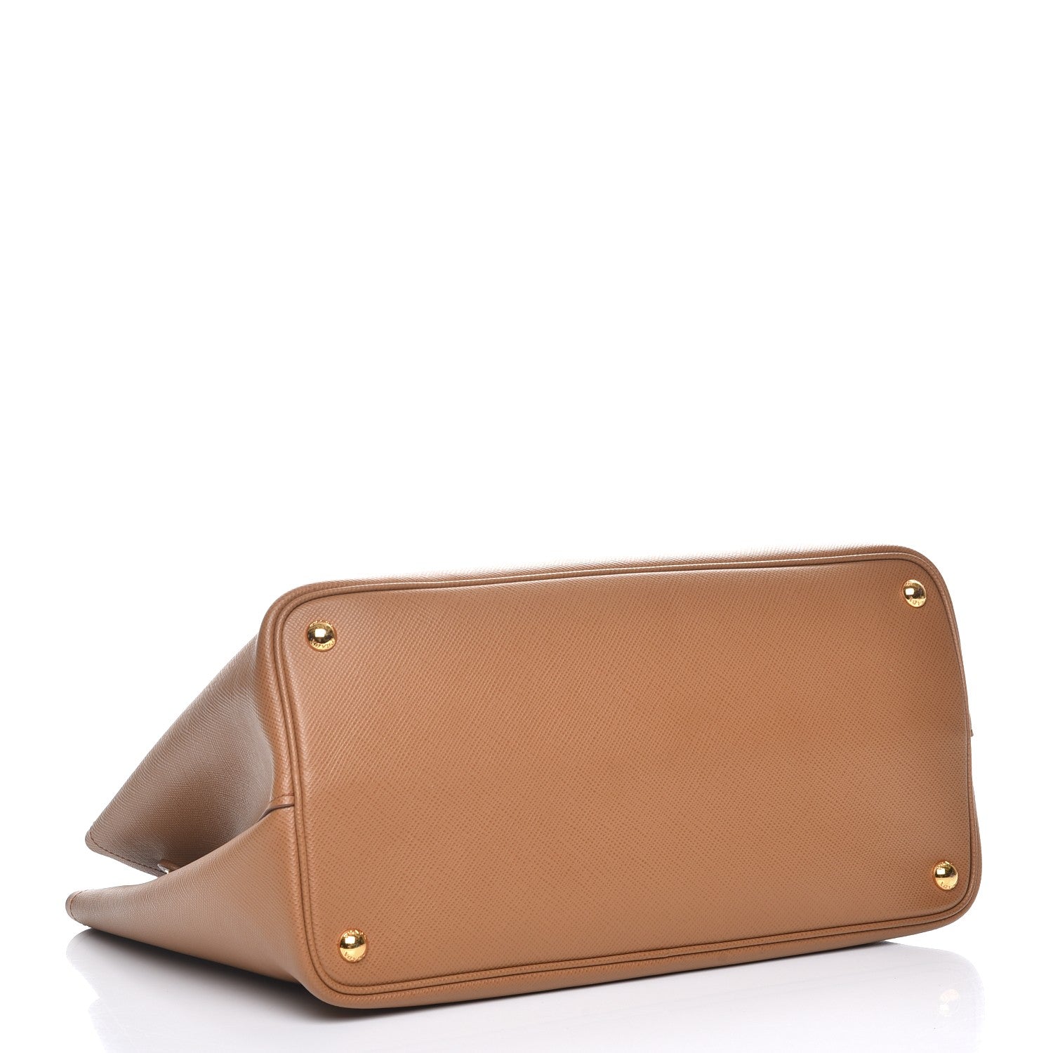 Prada Saffiano Cuir Large Double Bag Caramel 5 of 8