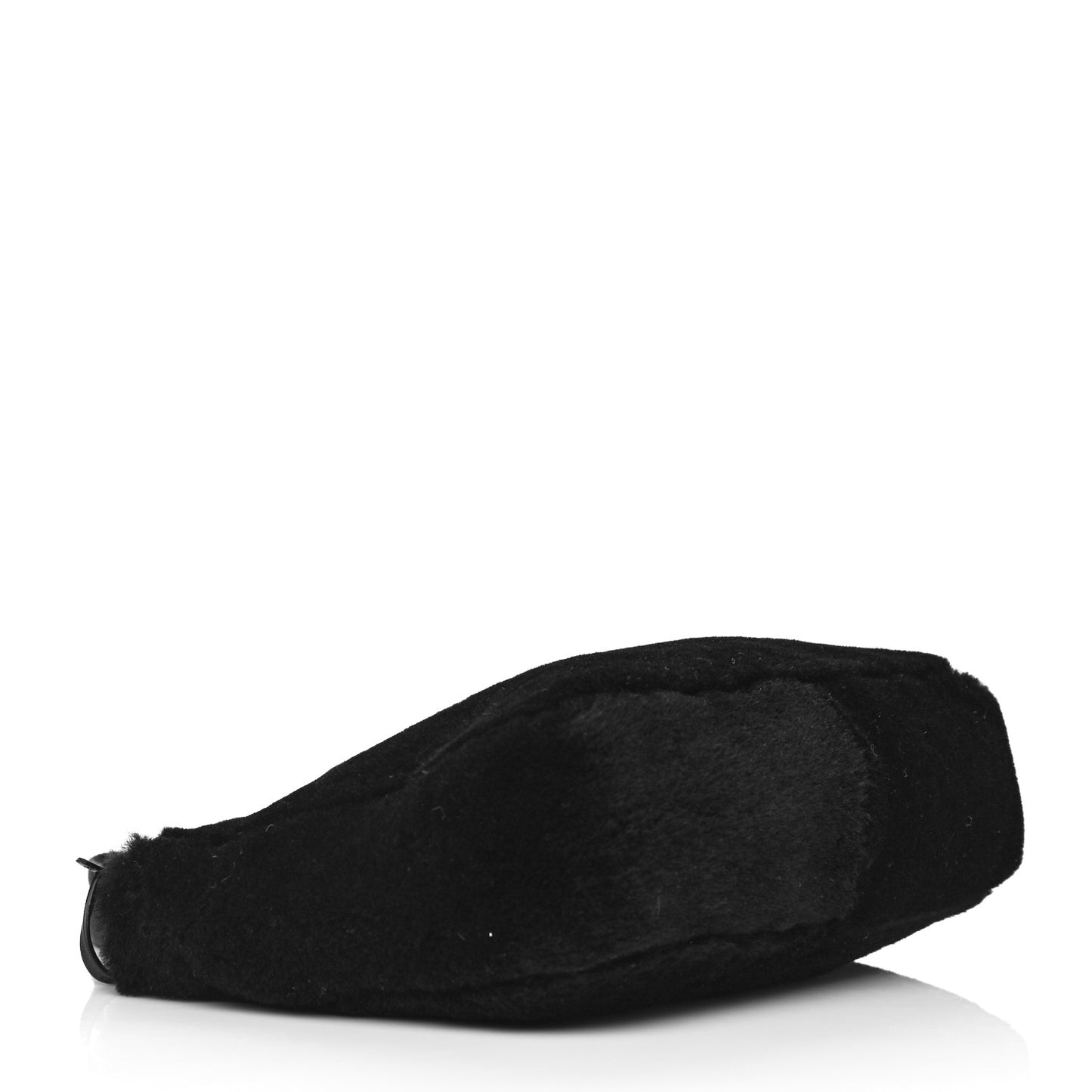 Shearling Mini Re-Edition 2000 Bag Black