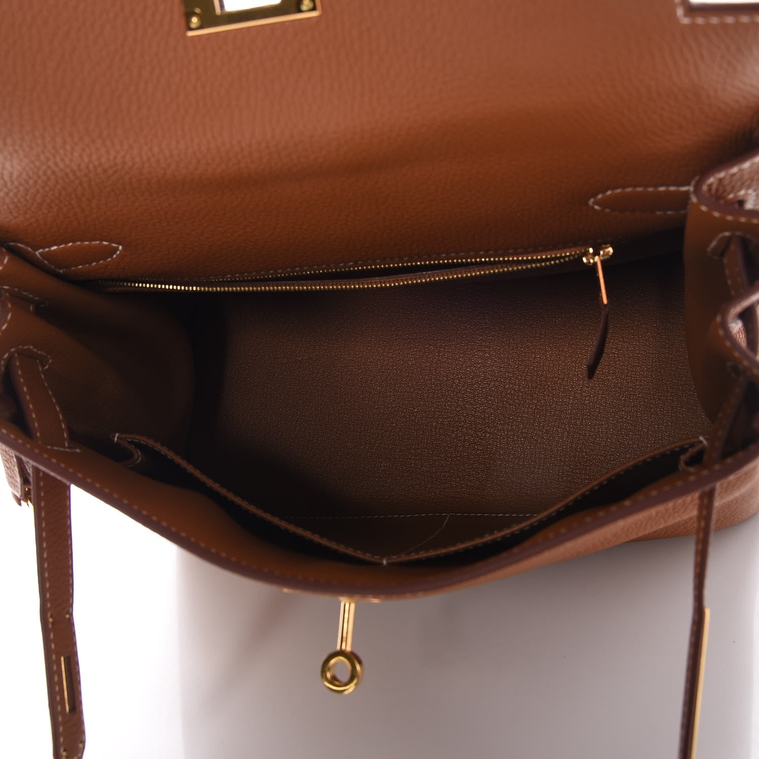 Hermes Togo Kelly Retourne 28 Gold 8 of 38