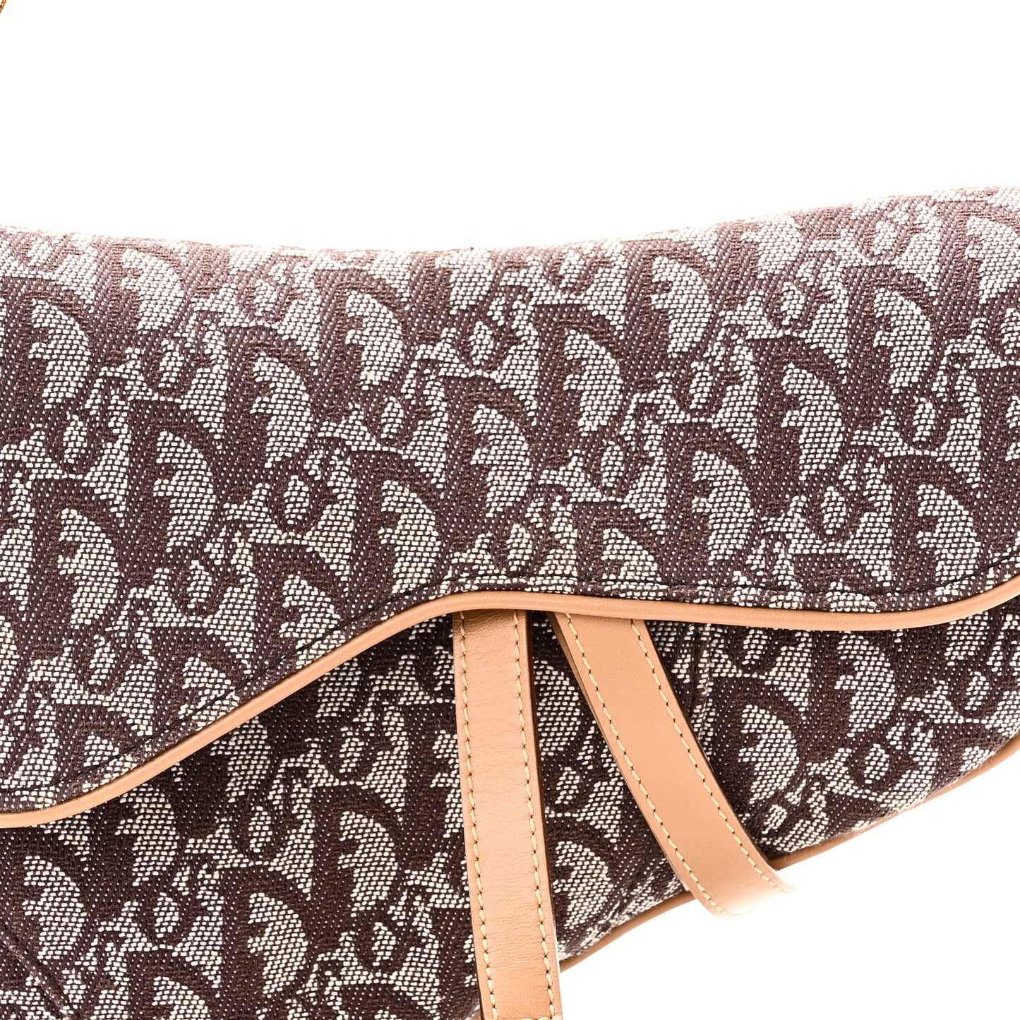 Monogram Saddle Bag Brown