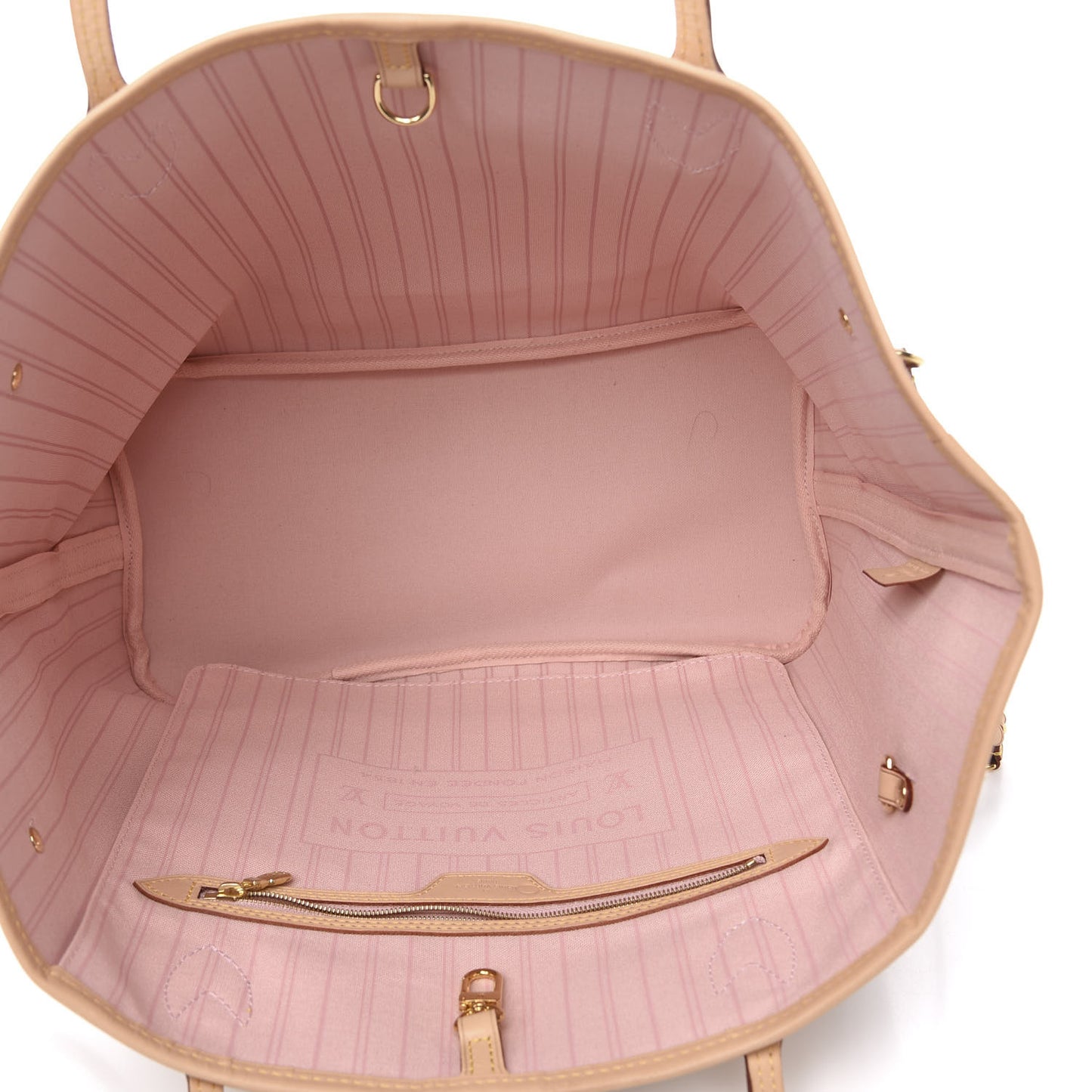 Damier Azur Neo Neverfull MM Rose Ballerine