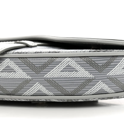 Christian Dior Coated Canvas CD Diamond Mens Mini Saddle Bag Grey 8 of 8