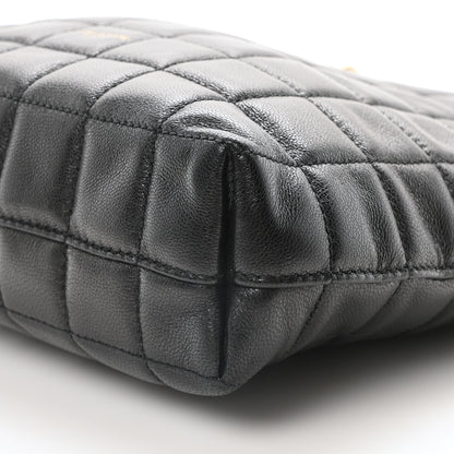 Saint Laurent Lambskin Carre Quilted Mini Shopping Bag Black 10 of 10