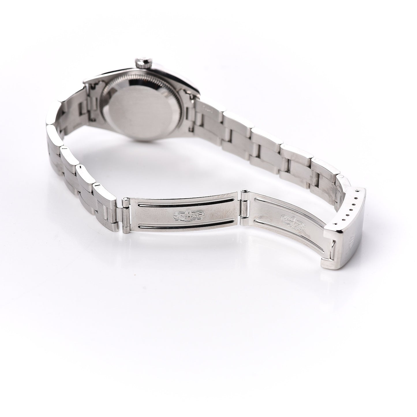 Stainless Steel 24mm Oyster Perpetual Watch Pink 76080