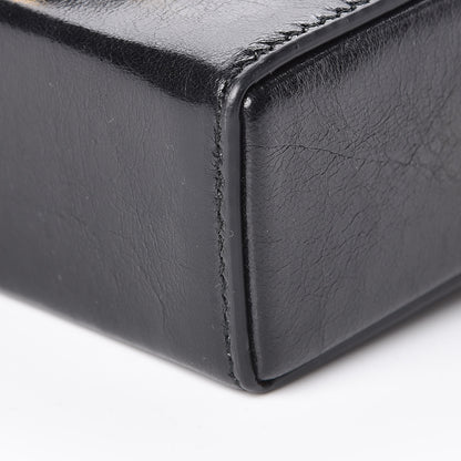 Christian Dior Crackled Lambskin 30 Montaigne Box Bag Black 10 of 11