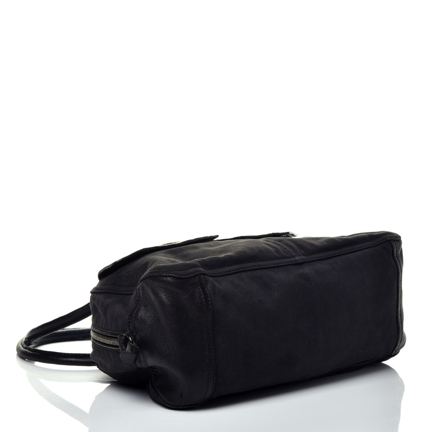 Prada Denim Bowler Black 4 of 8