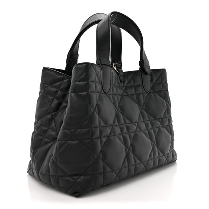 Christian Dior Calfskin Macrocannage Medium Toujours Black 4 of 11