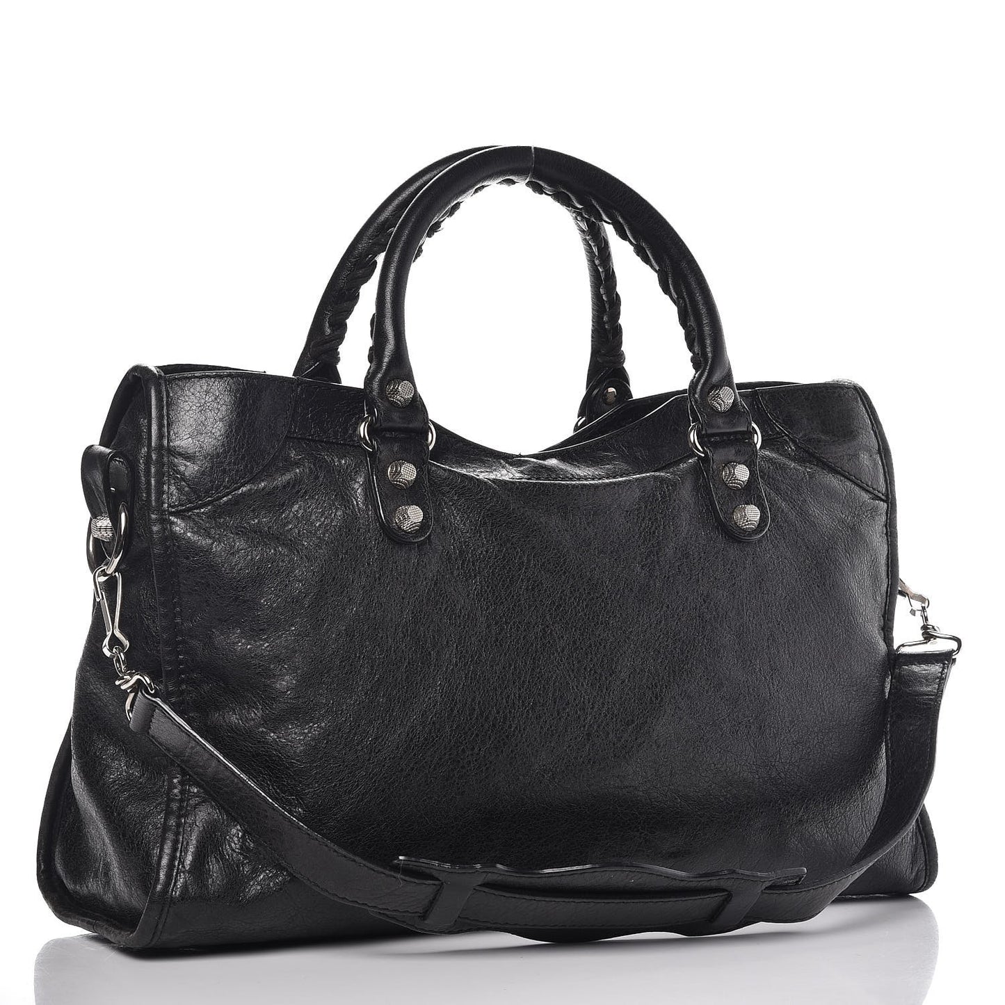 Agneau Giant 12 Silver Hardware City Black