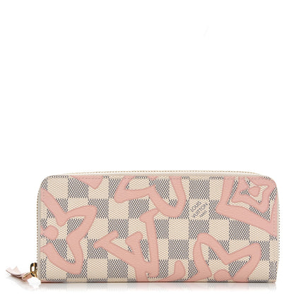 Louis Vuitton Damier Azur Tahitienne Clemence Wallet 1 of 6