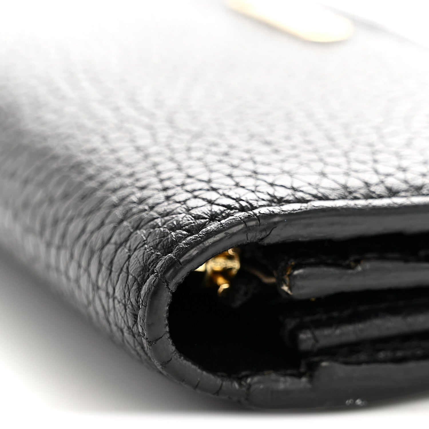 Burberry Grain Calfskin Continental Wallet Black 7 of 7