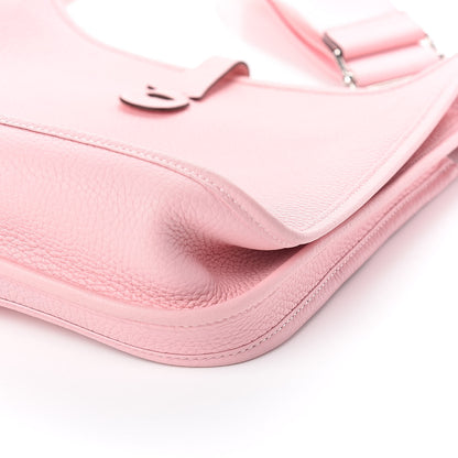Hermes Taurillon Clemence Evelyne III PM Rose Sakura 9 of 9