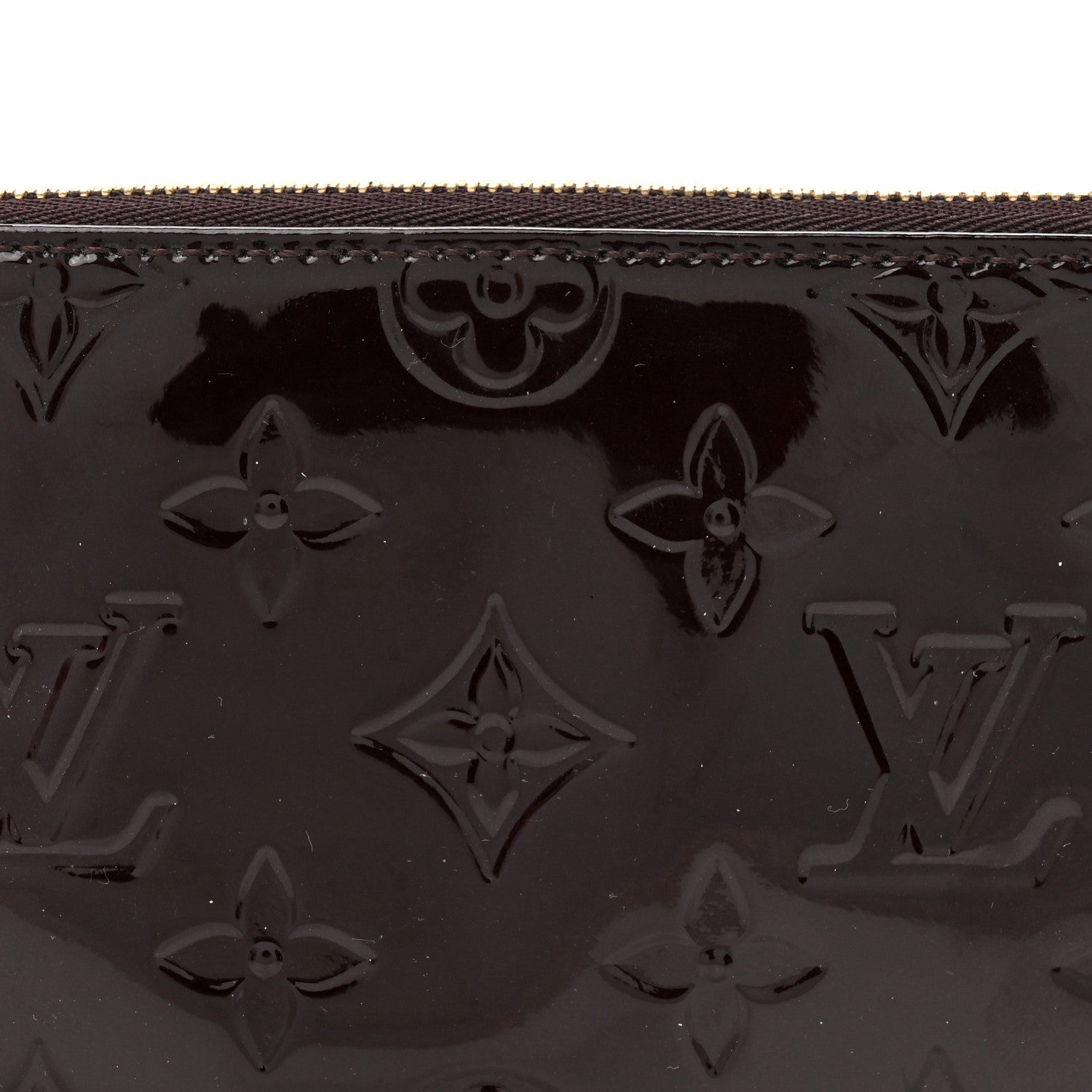 Louis Vuitton Vernis Monogram Mini Pochette Accessories Amarante 7 of 9