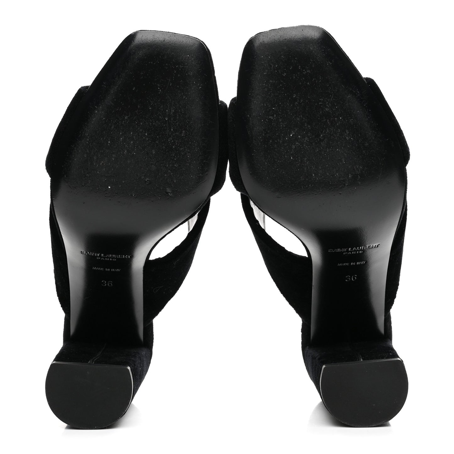 Velvet LouLou Mules 36 Black