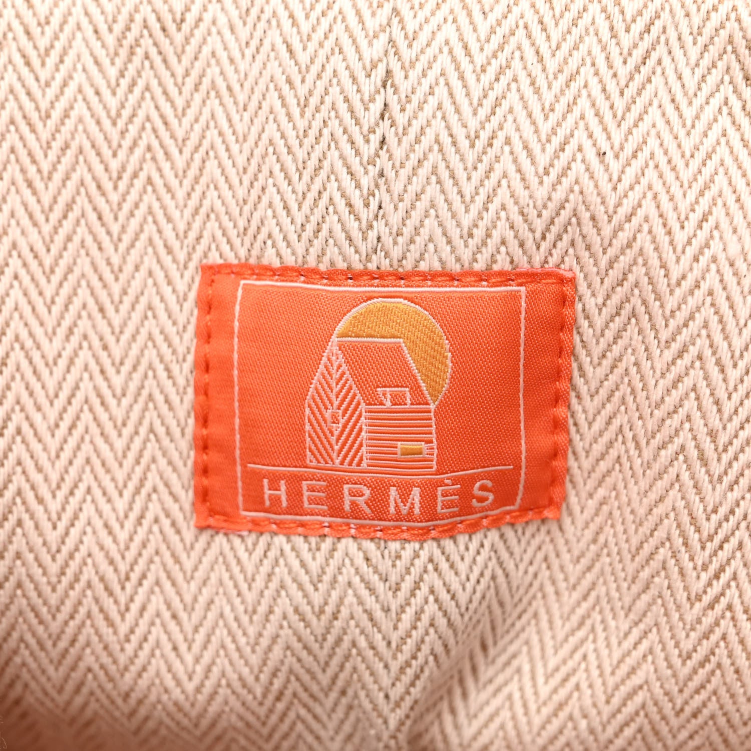 Hermes Les Cabanes Duffle Bag Orange Feu 6 of 11