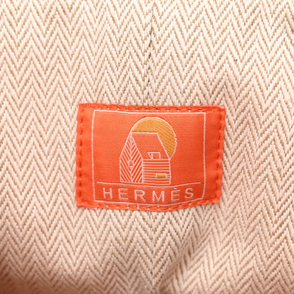 Hermes Les Cabanes Duffle Bag Orange Feu 6 of 11