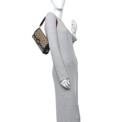 Gucci GG Monogram Small Luce Shoulder Bag Beige Ebony 2 of 10