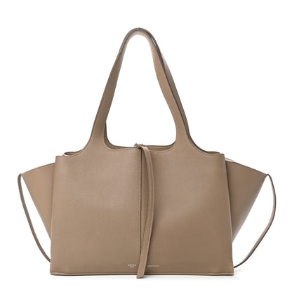 Celine Baby Grained Calfskin Small Tri-Fold Bag Light Taupe 1 of 18