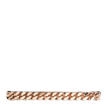 Hermes 18K Rose Gold Diamond PM Kelly Gourmette Chaine Bracelet XS 3 of 5